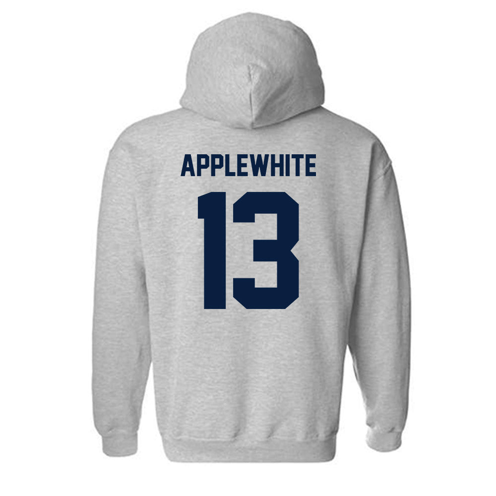 Georgia Southern - NCAA Men's Basketball : Alden Applewhite - Classic Fashion Shersey Hooded Sweatshirt-1