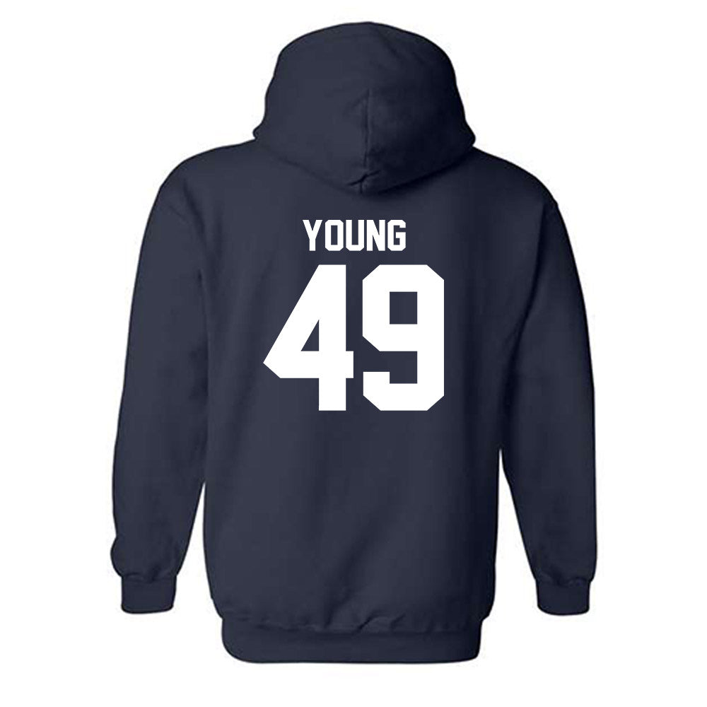 Georgia Southern - NCAA Baseball : Jack Young - Classic Shersey Hooded Sweatshirt-1