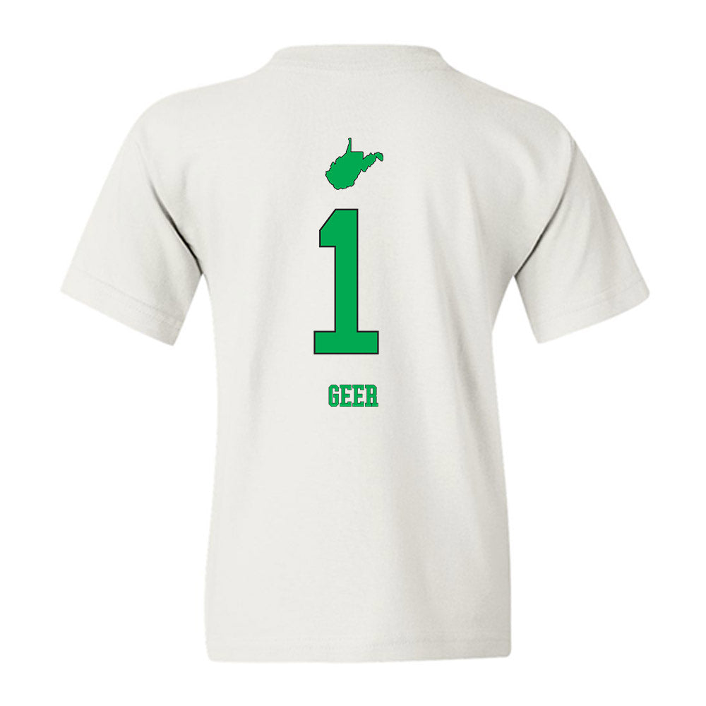 Marshall - NCAA Women's Volleyball : Audrey Geer - Generic Shersey Youth T-Shirt-1