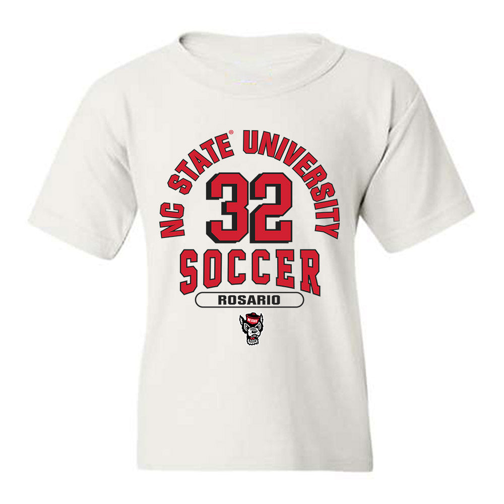 NC State - NCAA Men's Soccer : Gianni Rosario - Classic Shersey Youth T-Shirt-0