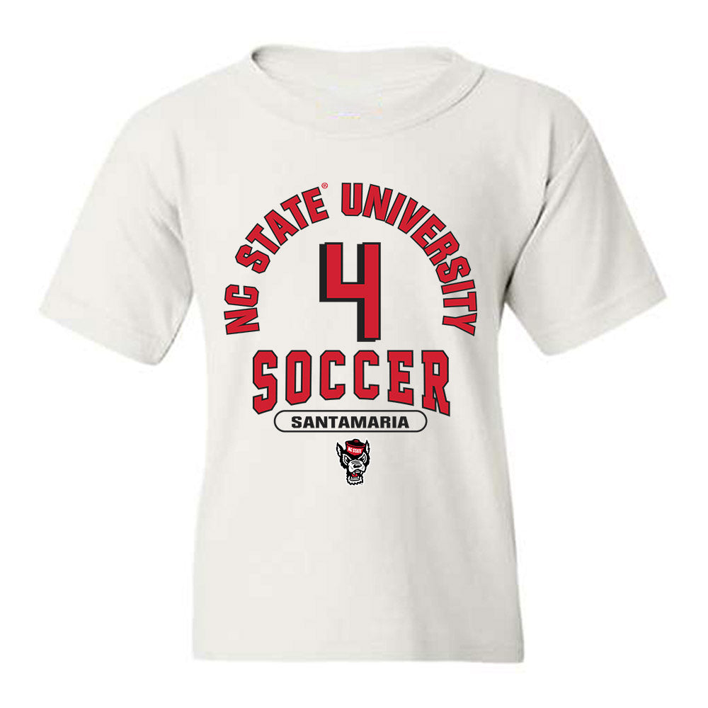 NC State - NCAA Men's Soccer : Carlos Santamaria - Classic Shersey Youth T-Shirt-0