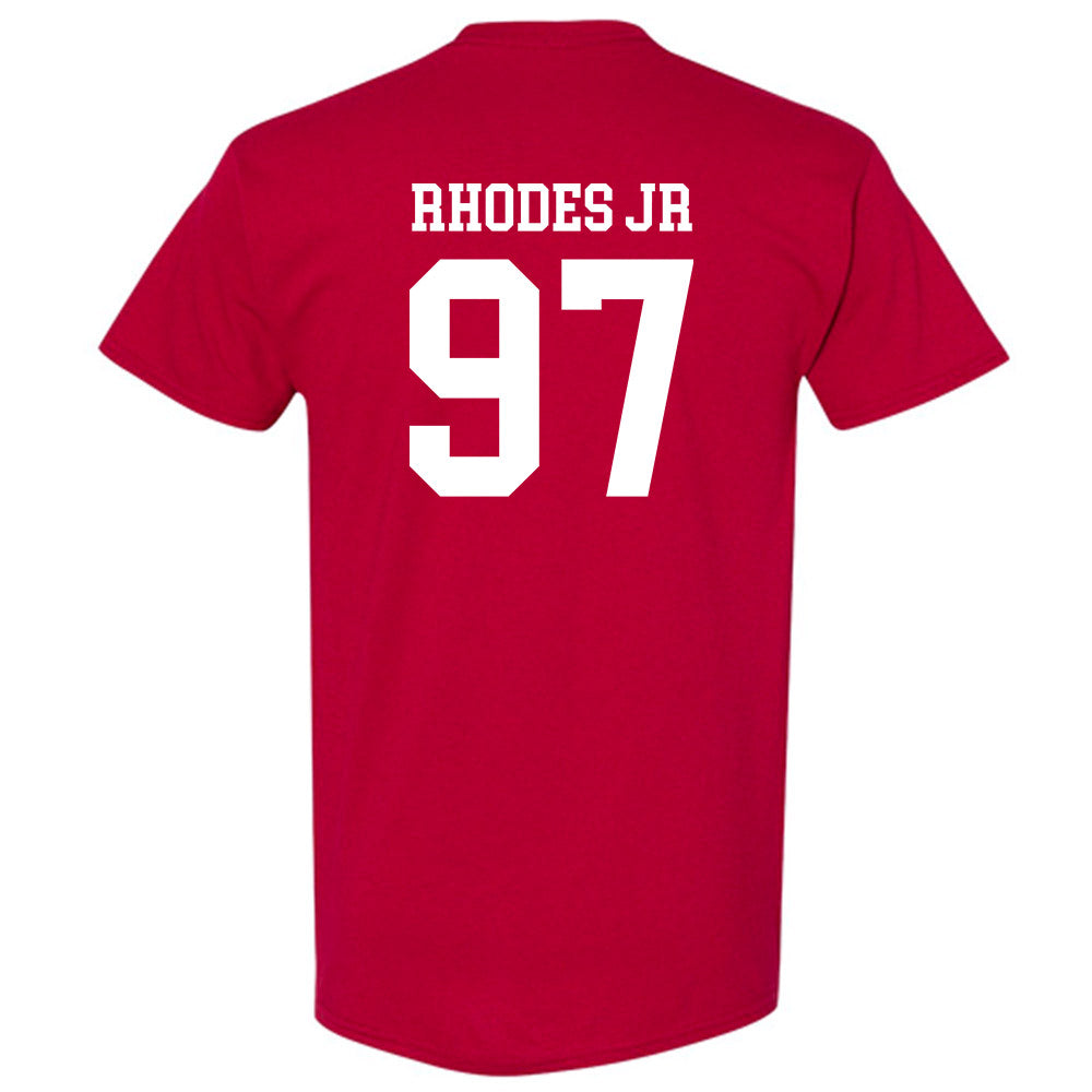 Arkansas - NCAA Football : Quincy Rhodes Jr - Classic Shersey T-Shirt-1