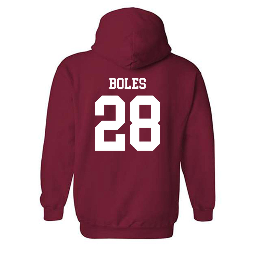Arkansas - NCAA Baseball : Carson Boles - Classic Shersey Hooded Sweatshirt