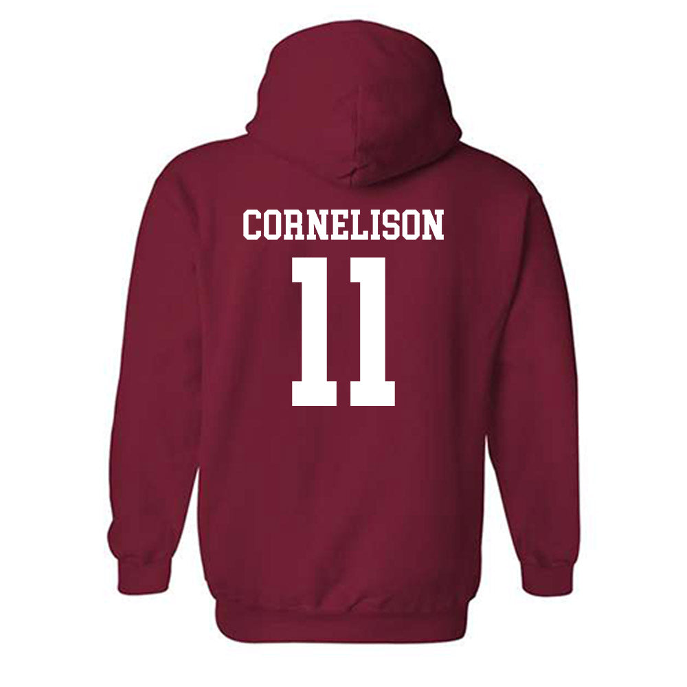 Arkansas - NCAA Baseball : Luke Cornelison - Classic Shersey Hooded Sweatshirt-1