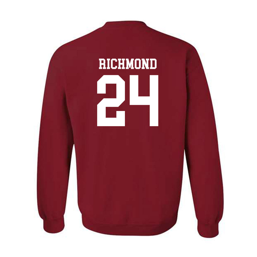 Arkansas - NCAA Men's Basketball : Billy Richmond - Classic Shersey Crewneck Sweatshirt-1