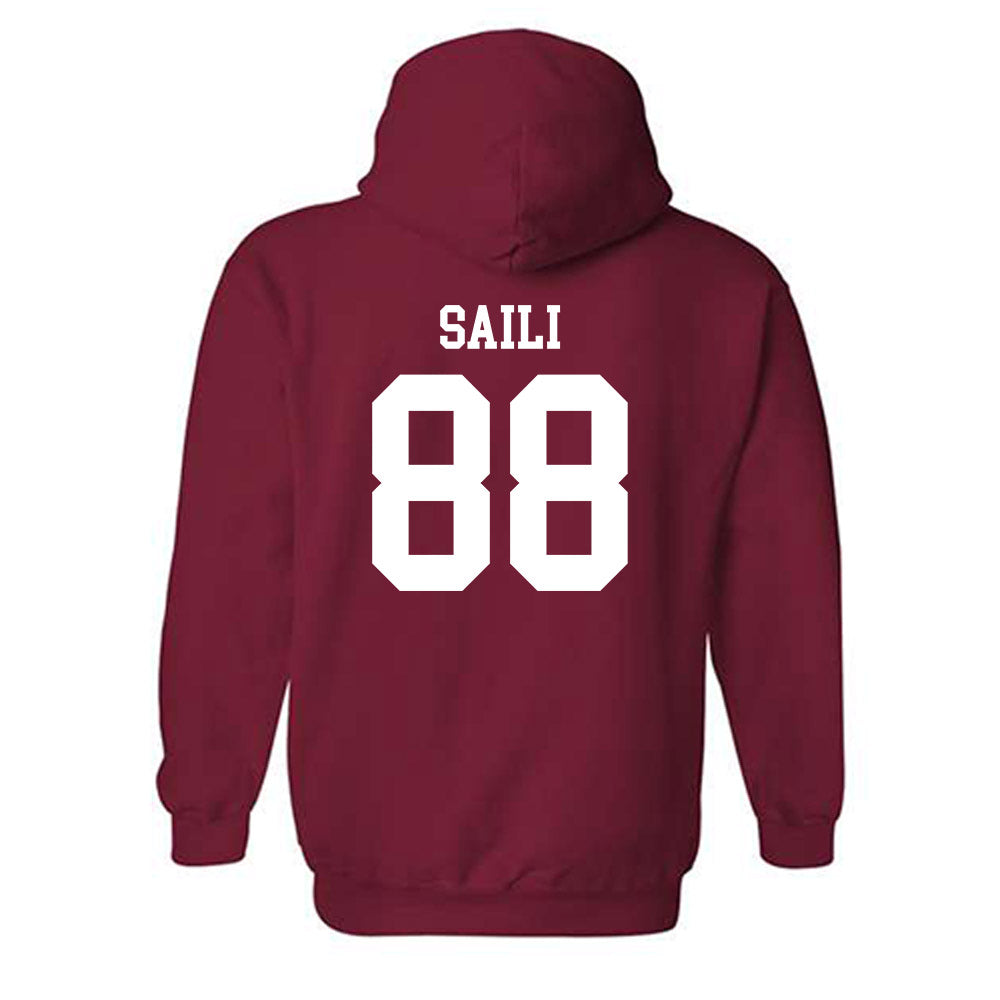 Arkansas - NCAA Football : Danny Saili - Classic Shersey Hooded Sweatshirt-1