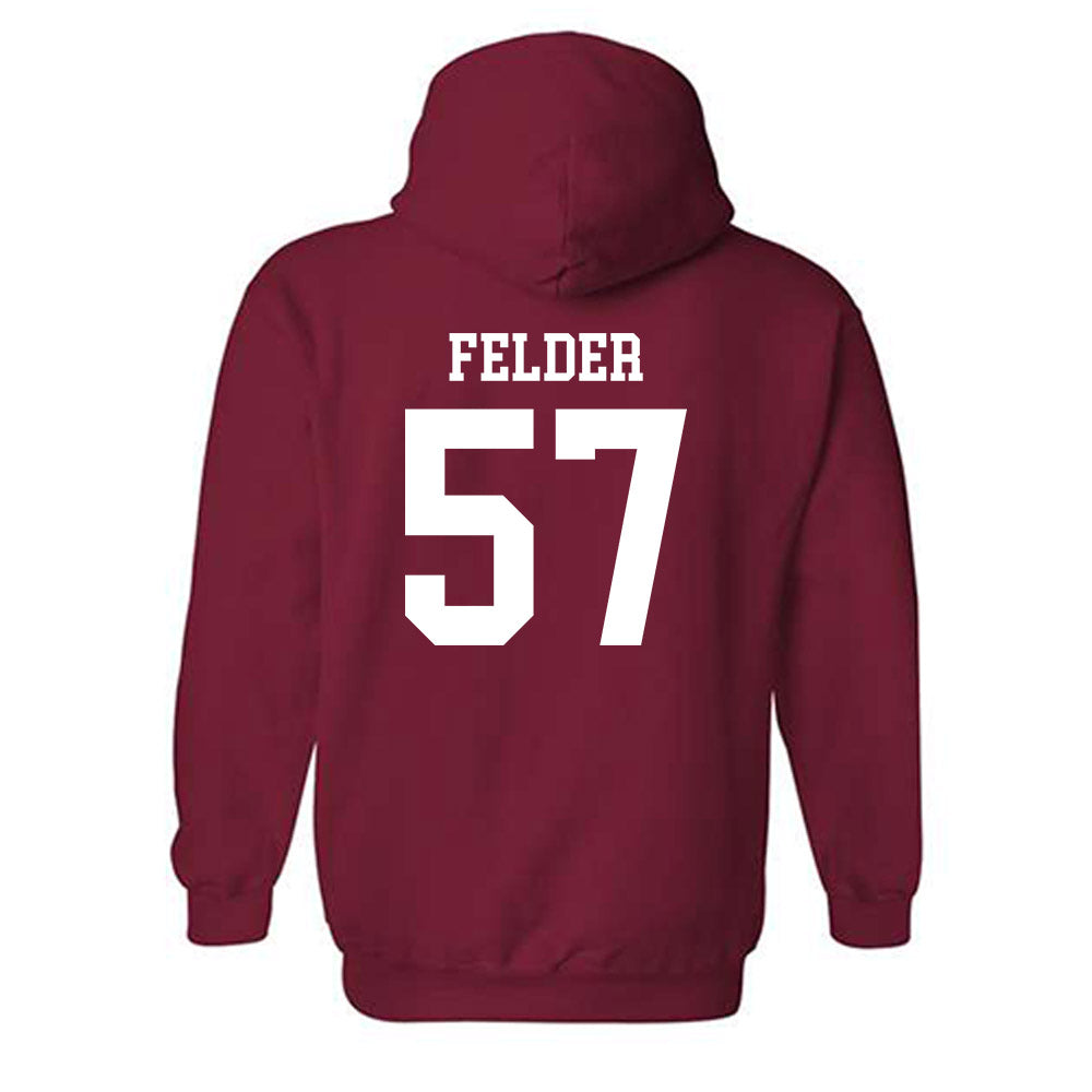 Arkansas - NCAA Baseball : Ross Felder - Classic Shersey Hooded Sweatshirt-1