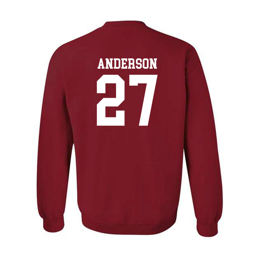 Arkansas - NCAA Women's Soccer : Dejionee Anderson - Classic Shersey Crewneck Sweatshirt