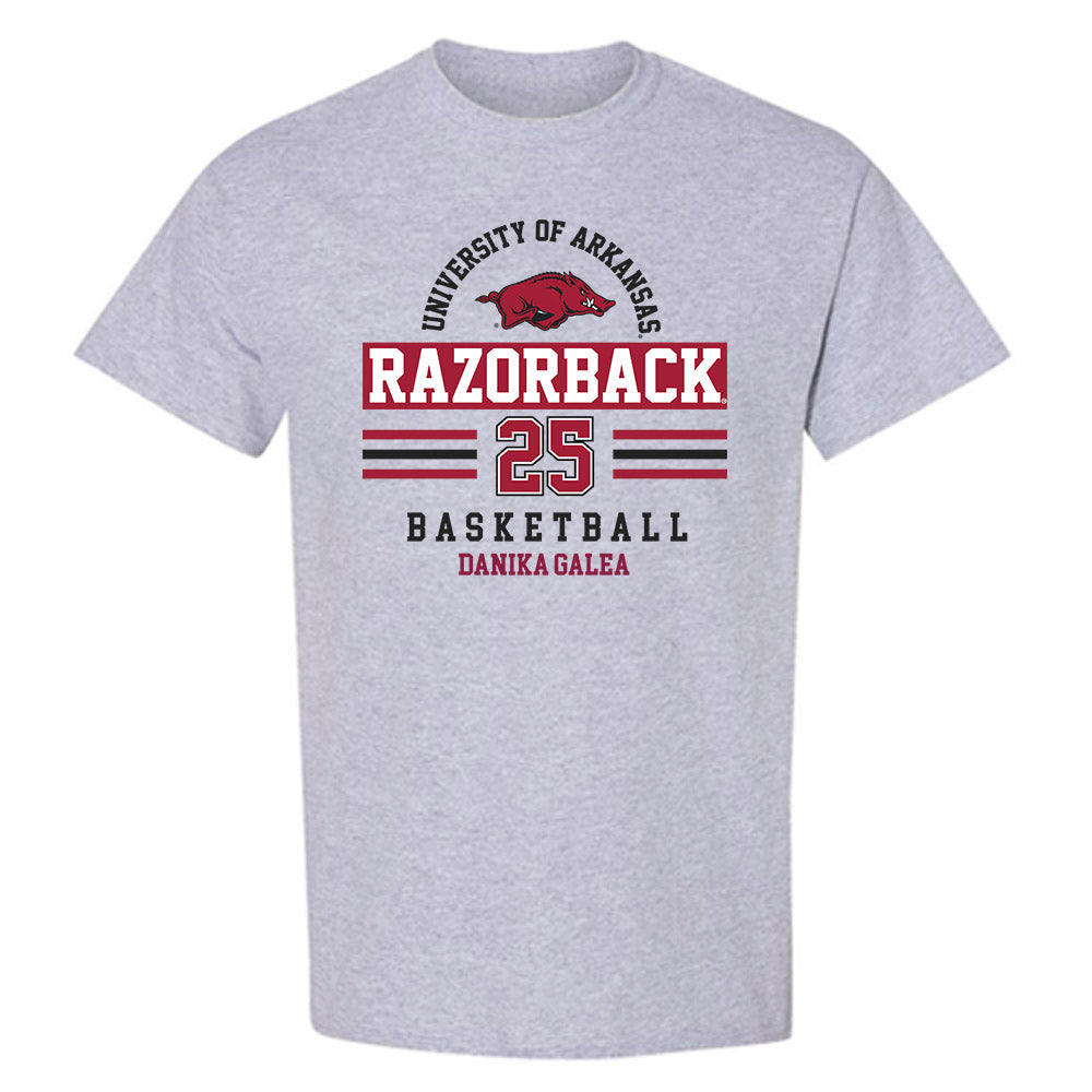 Arkansas - NCAA Women's Basketball : Danika Galea - Classic Fashion Shersey T-Shirt-0