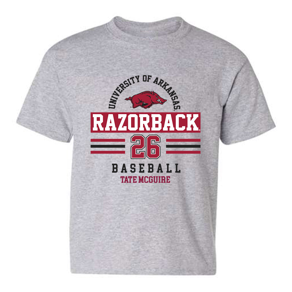 Arkansas - NCAA Baseball : Tate McGuire - Classic Fashion Shersey Youth T-Shirt
