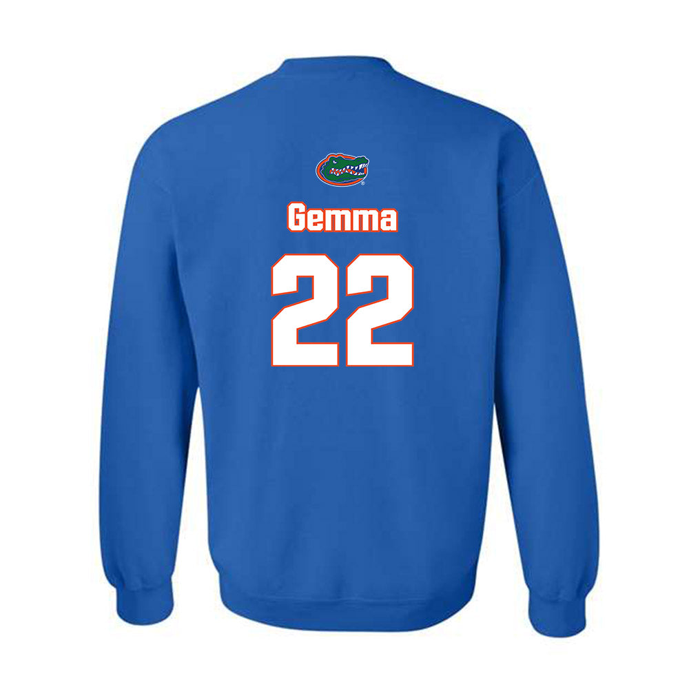 Florida - NCAA Women's Soccer : Abigail Gemma - Replica Shersey Crewneck Sweatshirt-1