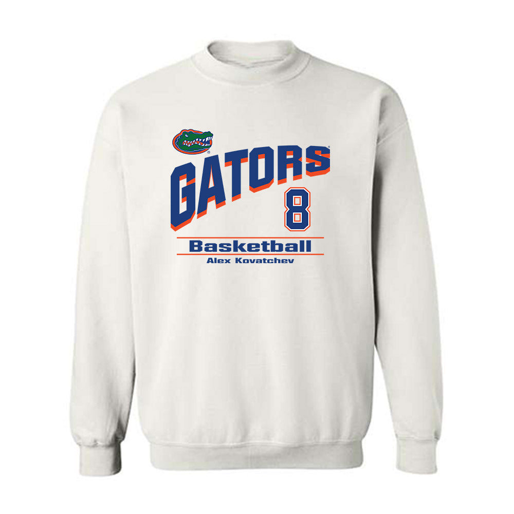 Florida - NCAA Men's Basketball : Alex Kovatchev - Classic Shersey Crewneck Sweatshirt-0