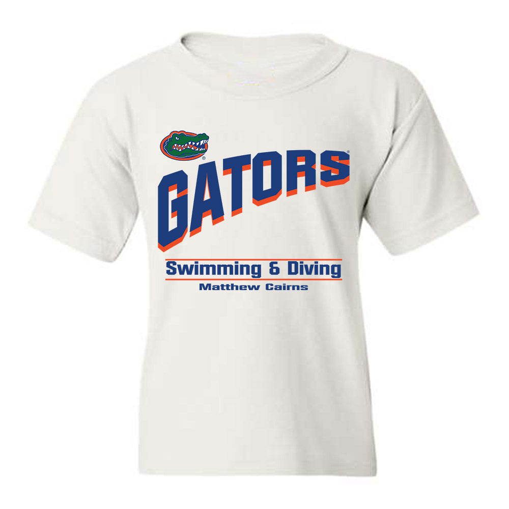 Florida - NCAA Men's Swimming & Diving : Matthew Cairns - Classic Shersey Youth T-Shirt