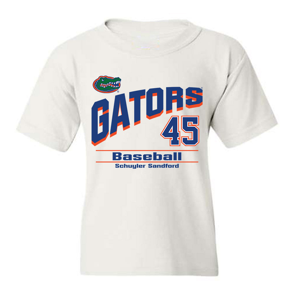 Florida - NCAA Baseball : Schuyler Sandford - Classic Shersey Youth T-Shirt