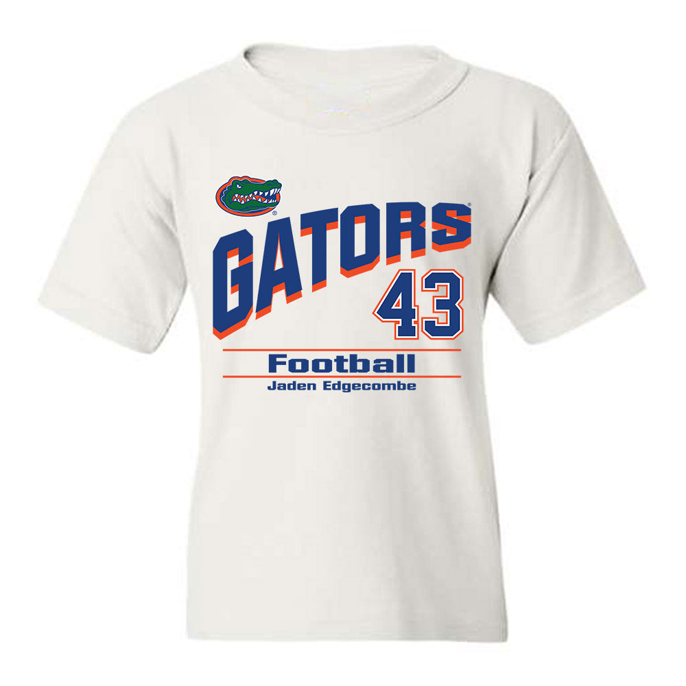 Florida - NCAA Football : Jaden Edgecombe - Youth T-Shirt Classic Shersey