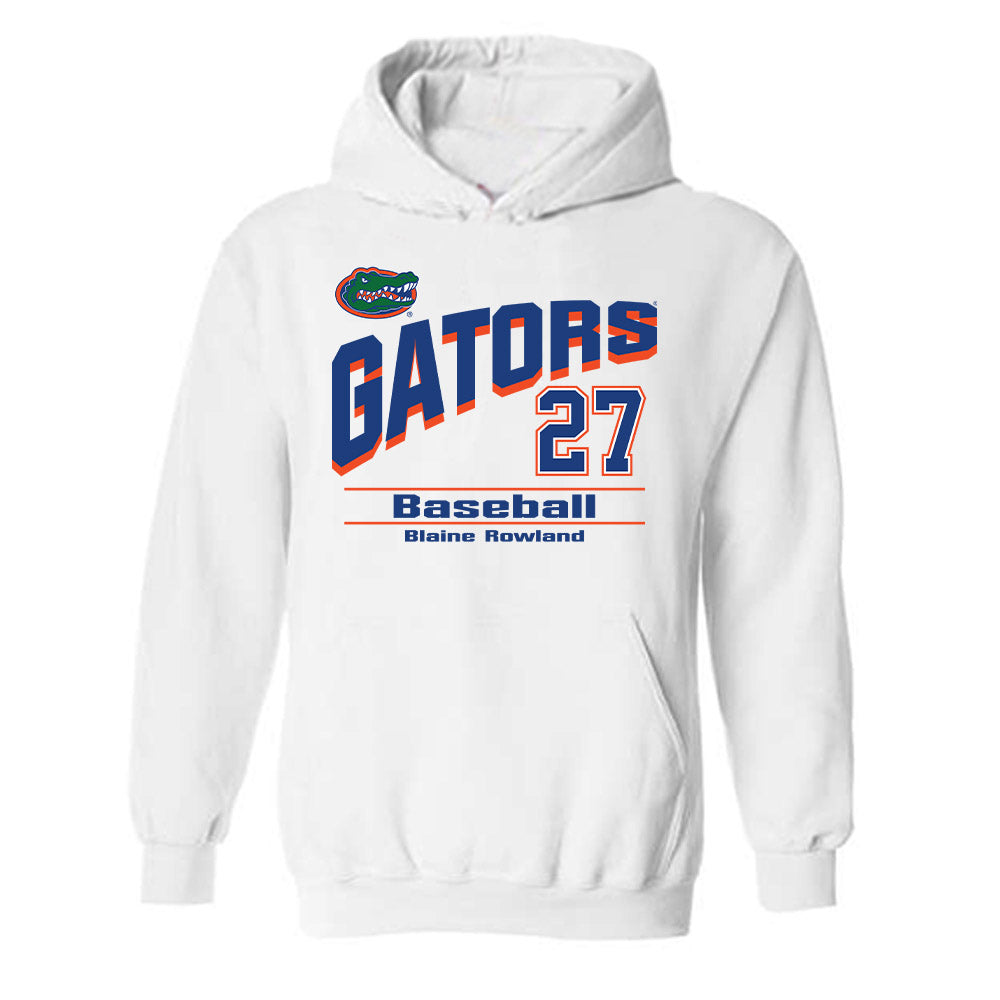 Florida - NCAA Baseball : Blaine Rowland - Classic Shersey Hooded Sweatshirt