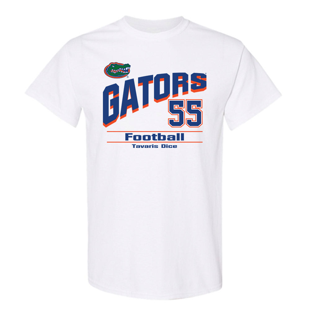 Florida - NCAA Football : Tavaris Dice - Classic Shersey T-Shirt-0
