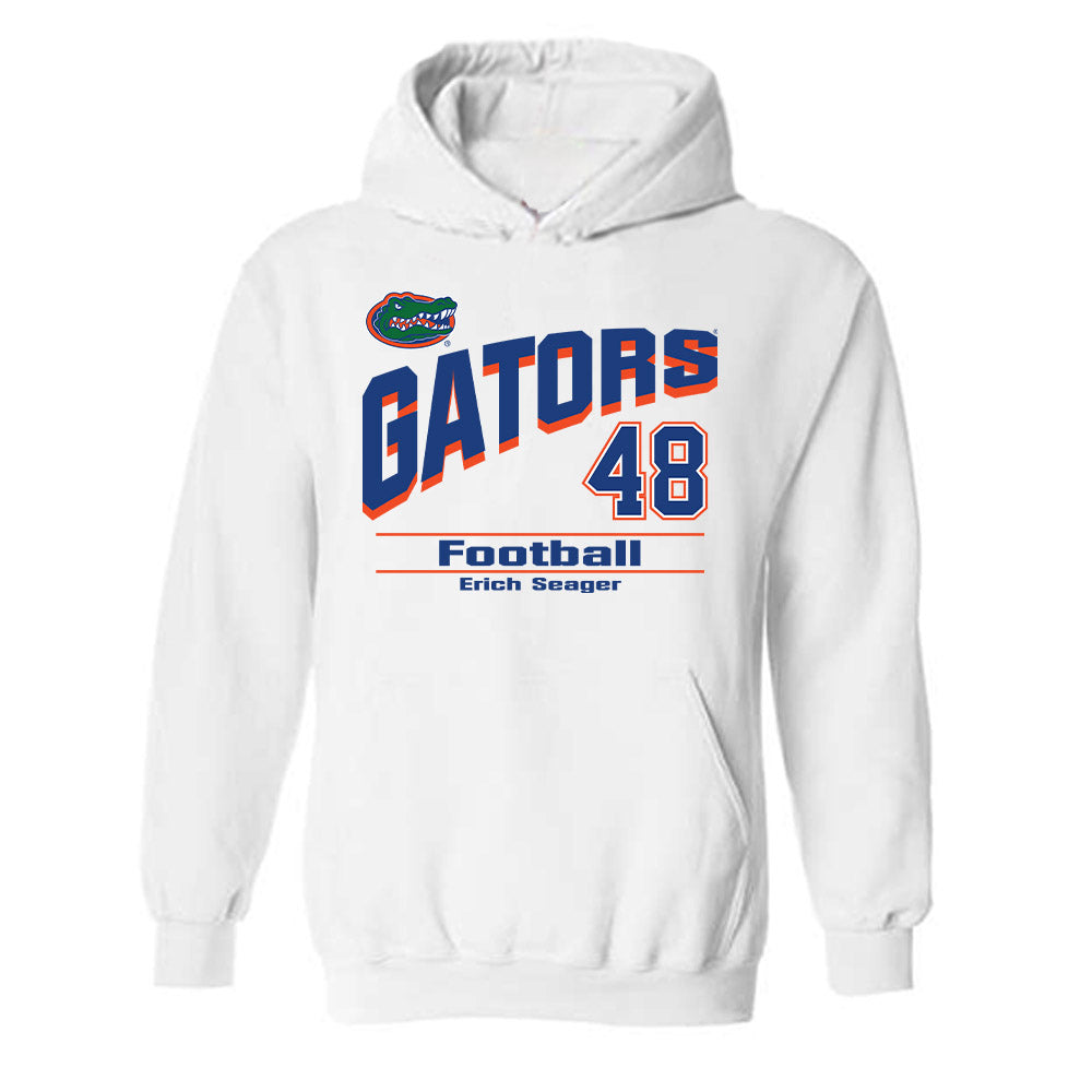 Florida - NCAA Football : Erich Seager - Classic Shersey Hooded Sweatshirt-0