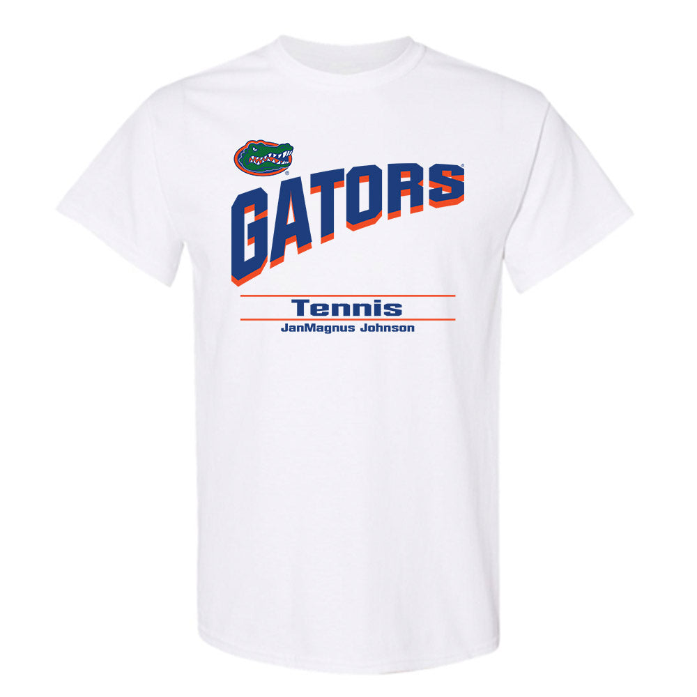 Florida - NCAA Men's Tennis : JanMagnus Johnson - Classic Shersey T-Shirt-0