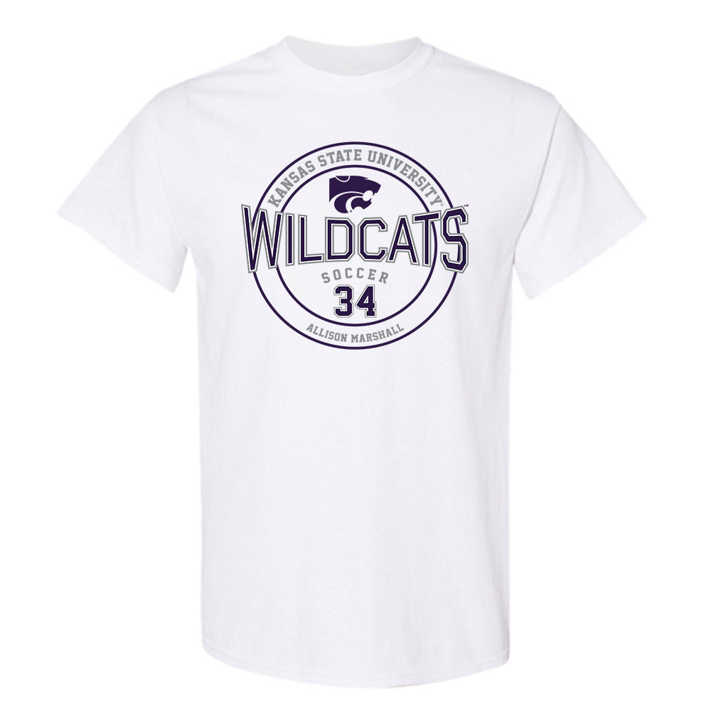 Kansas State - NCAA Women's Soccer : Allison Marshall - Sports Shersey T-Shirt-0