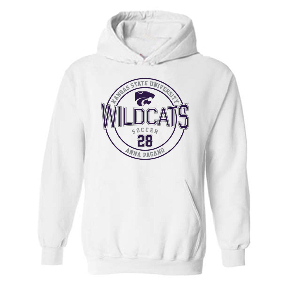 Kansas State - NCAA Women's Soccer : Anna Pagano - Sports Shersey Hooded Sweatshirt
