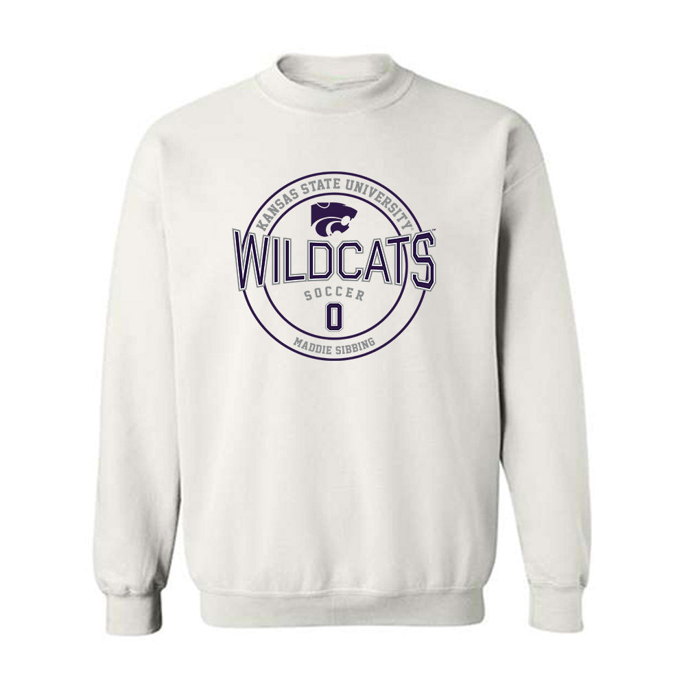 Kansas State - NCAA Women's Soccer : Maddie Sibbing - Sports Shersey Crewneck Sweatshirt-0
