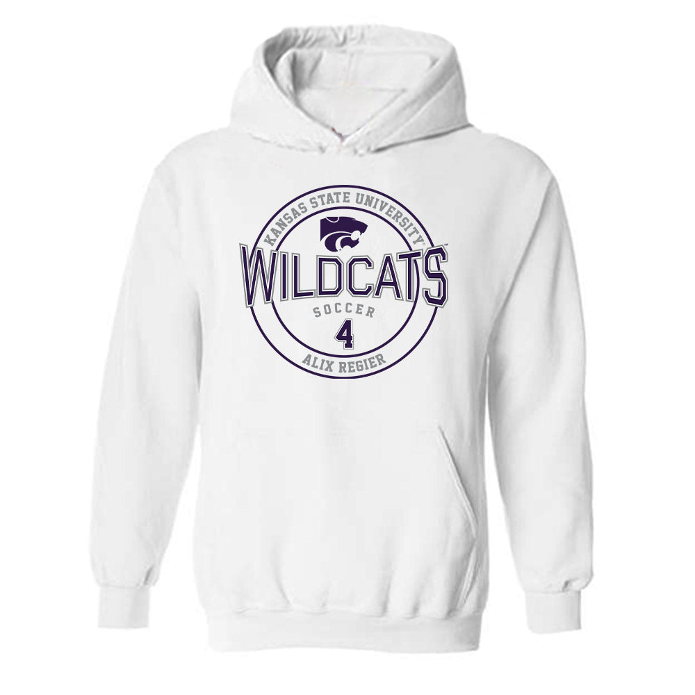 Kansas State - NCAA Women's Soccer : Alix Regier - Sports Shersey Hooded Sweatshirt-0