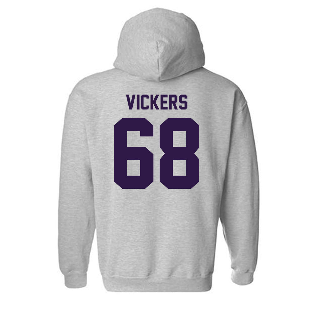 Kansas State - NCAA Football : Joe Vickers - Classic Shersey Hooded Sweatshirt-1