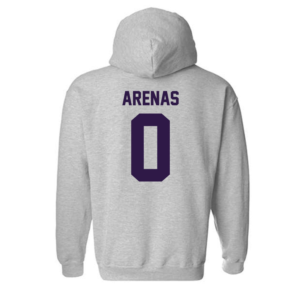 Kansas State - NCAA Women's Basketball : Izela Arenas - Classic Shersey Hooded Sweatshirt-1