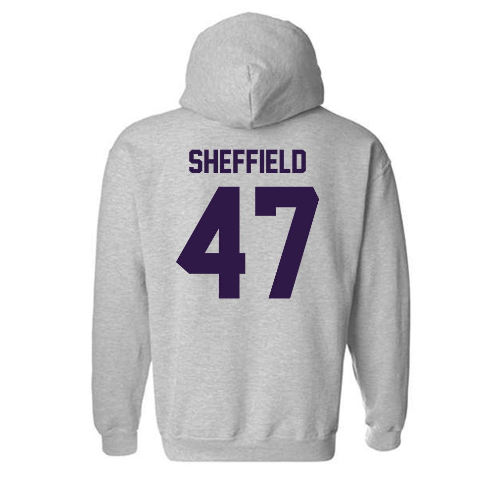 Kansas State - NCAA Baseball : Lincoln Sheffield - Classic Shersey Hooded Sweatshirt-1