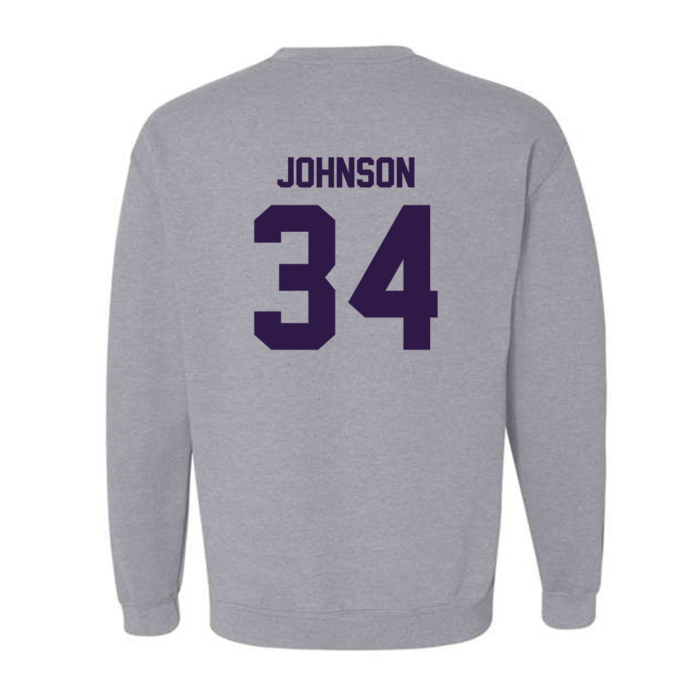 Kansas State - NCAA Men's Basketball : Nate Johnson - Classic Shersey Crewneck Sweatshirt-1