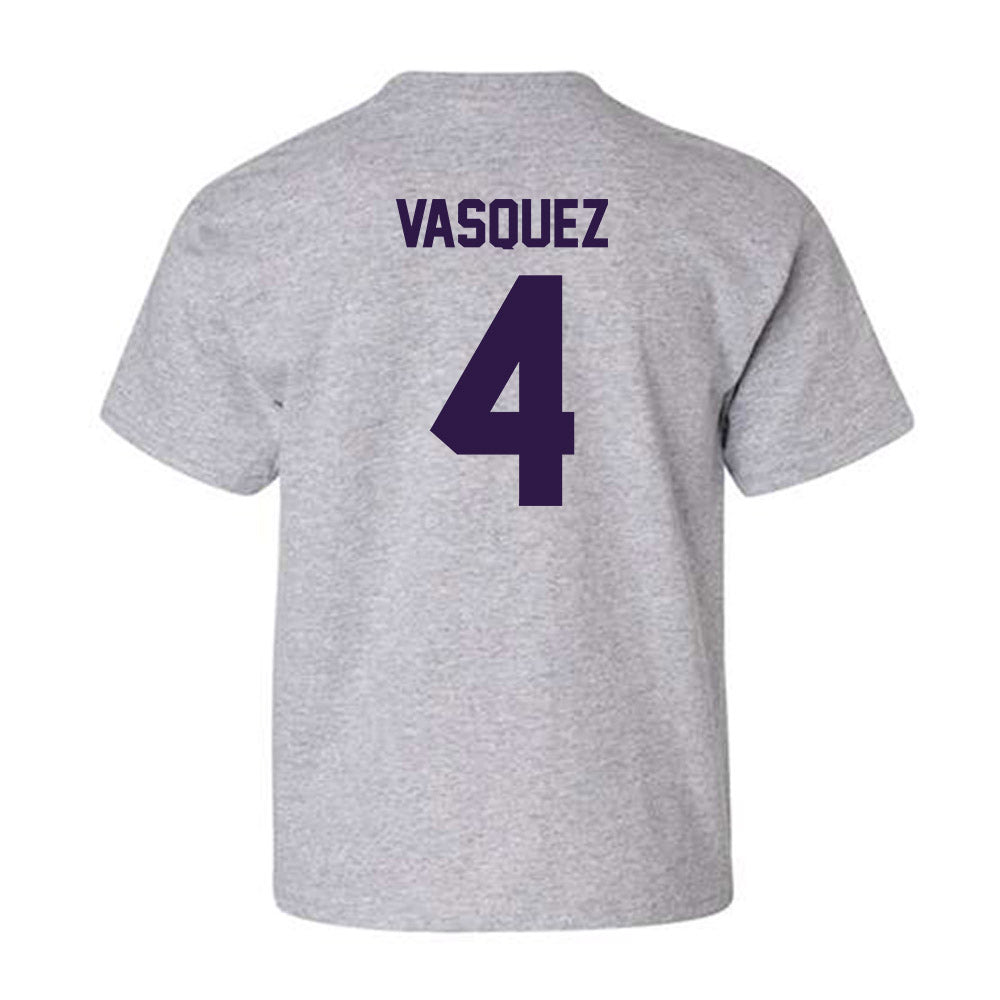 Kansas State - NCAA Baseball : Carlos Vasquez - Classic Shersey Youth T-Shirt-1