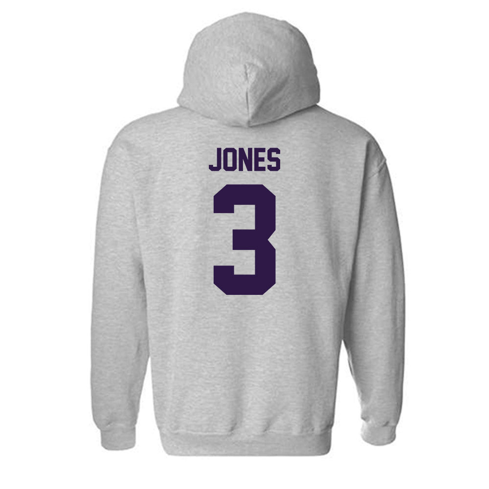Kansas State - NCAA Men's Basketball : CJ Jones - Classic Shersey Hooded Sweatshirt