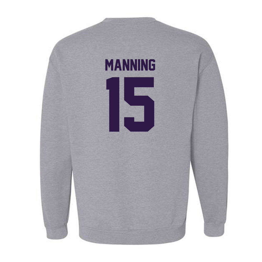 Kansas State - NCAA Men's Basketball : Taj Manning - Classic Shersey Crewneck Sweatshirt