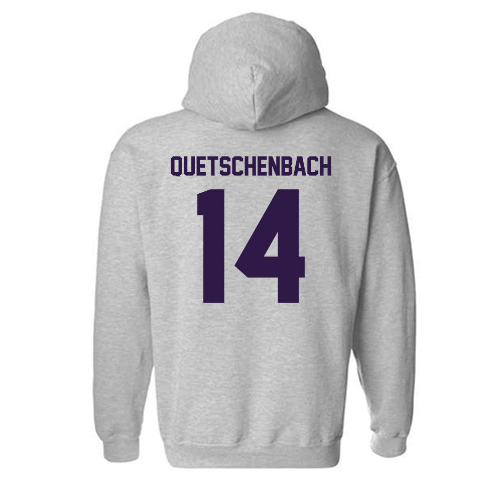 Kansas State - NCAA Baseball : Jack Quetschenbach - Classic Shersey Hooded Sweatshirt-1