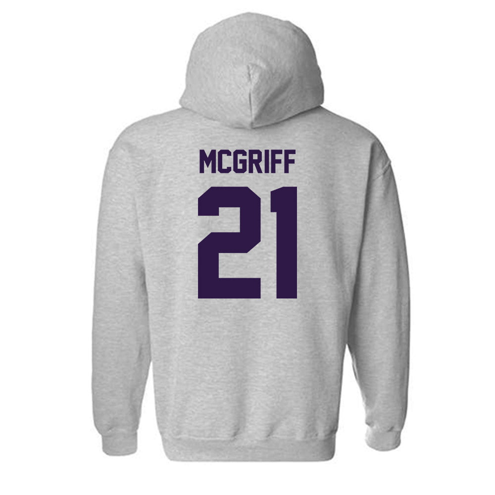 Kansas State - NCAA Men's Basketball : Khamari McGriff - Classic Shersey Hooded Sweatshirt-1