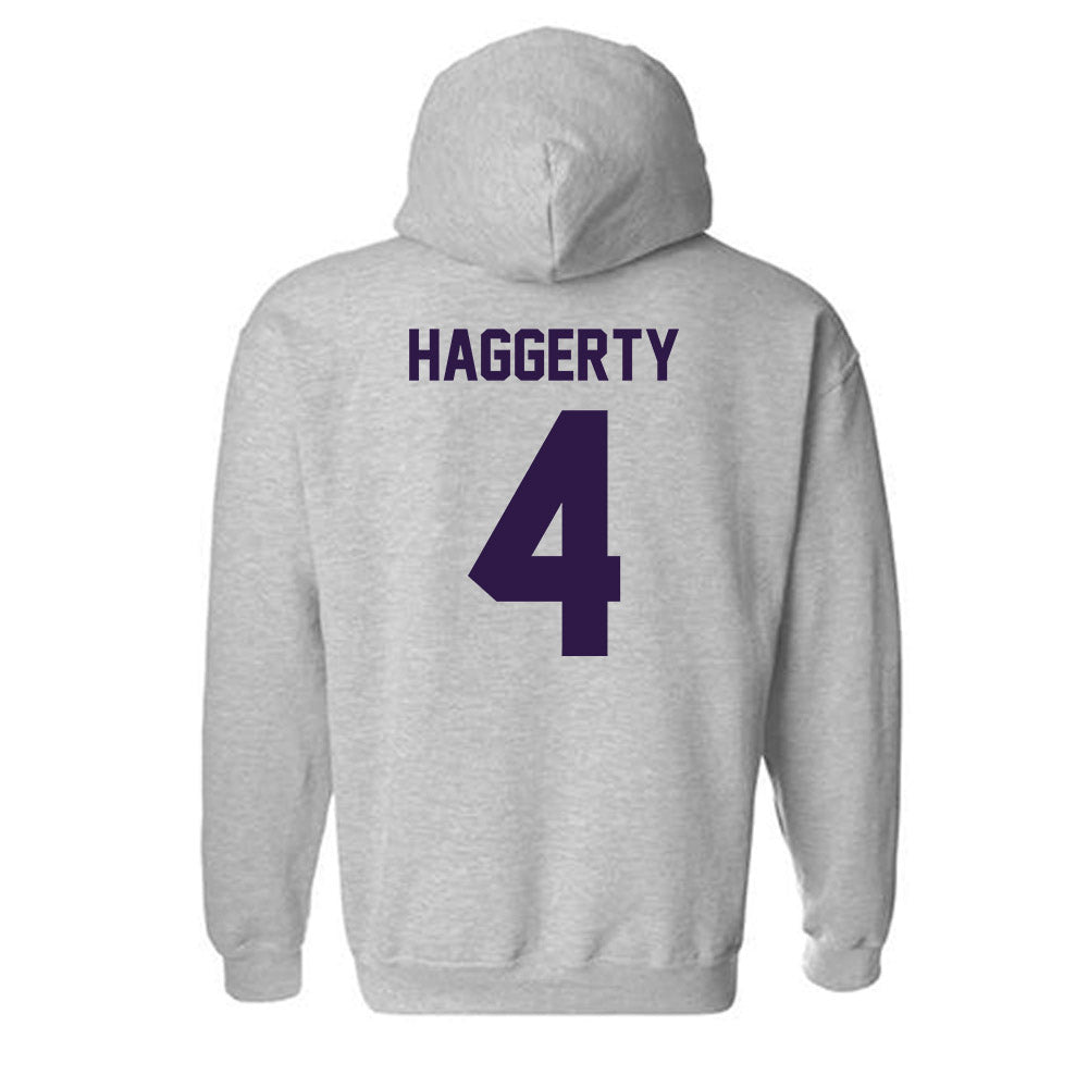 Kansas State - NCAA Men's Basketball : Pj Haggerty - Classic Shersey Hooded Sweatshirt-1