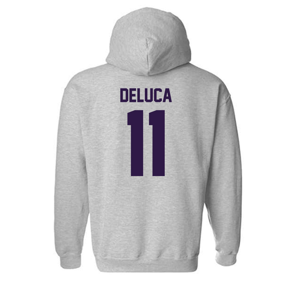Kansas State - NCAA Women's Soccer : Emerson DeLuca - Classic Shersey Hooded Sweatshirt-1
