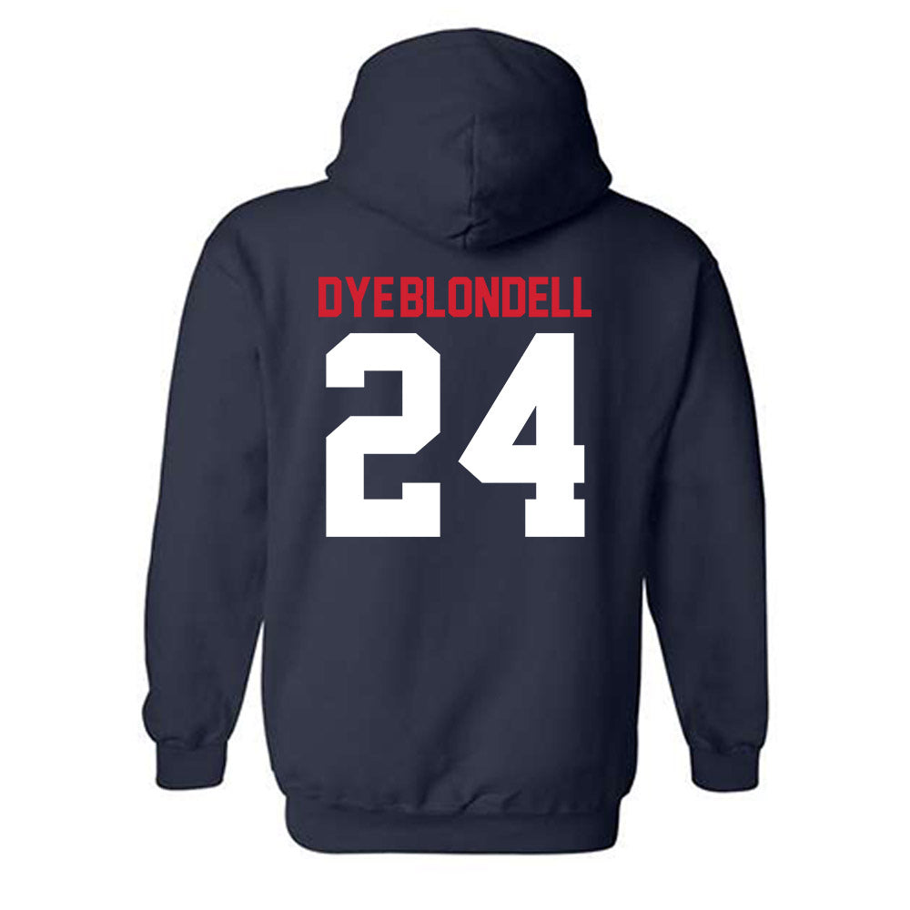 Gonzaga - NCAA Women's Soccer : Addison Dye-Blondell - Classic Shersey Hooded Sweatshirt-1