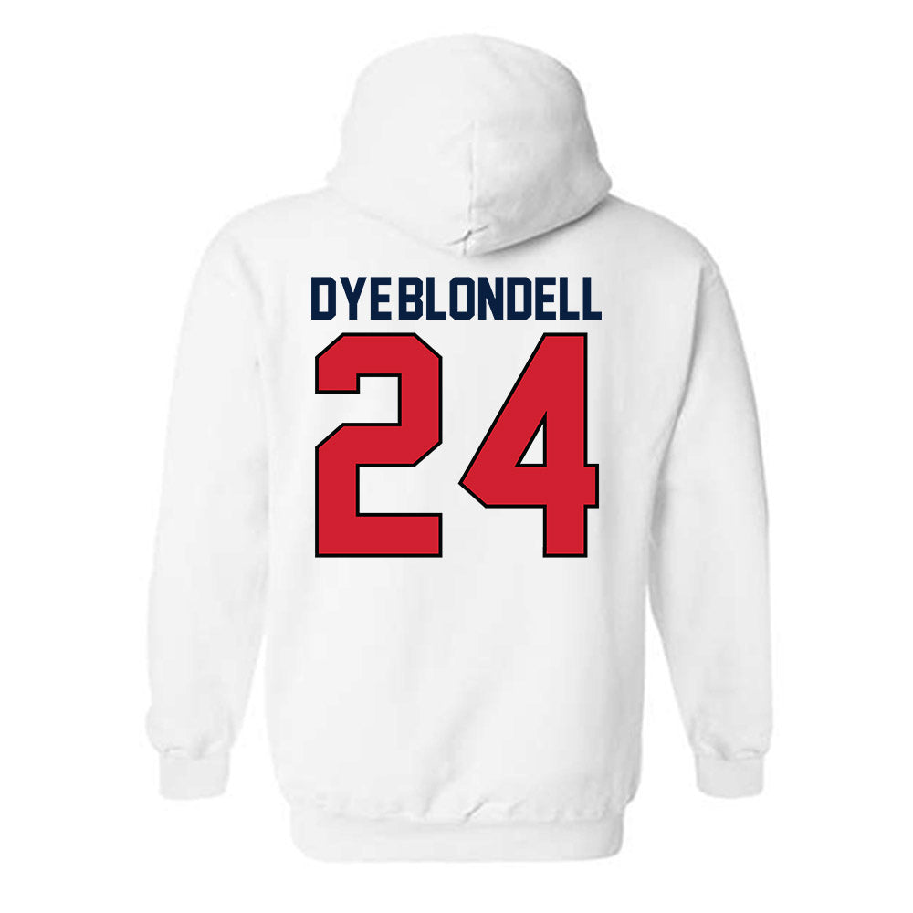 Gonzaga - NCAA Women's Soccer : Addison Dye-Blondell - Replica Shersey Hooded Sweatshirt-1