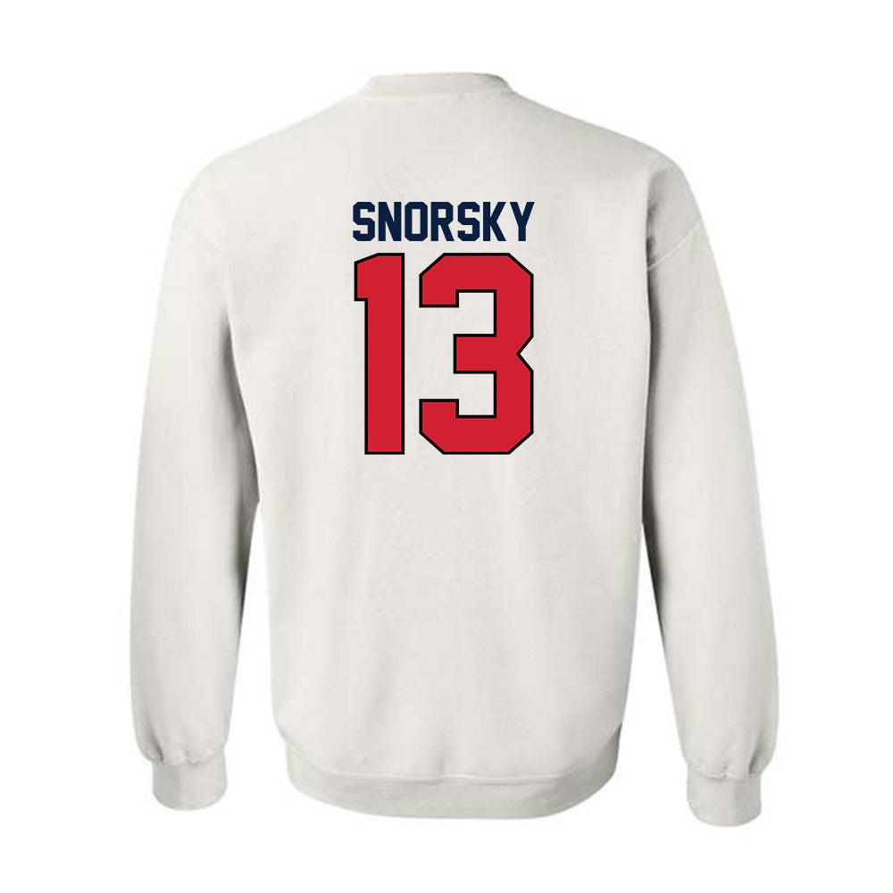Gonzaga - NCAA Women's Soccer : Samantha Snorsky - Replica Shersey Crewneck Sweatshirt-1