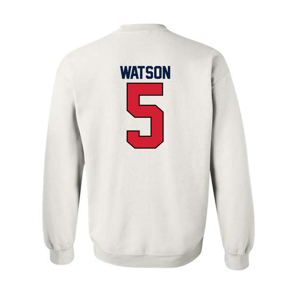 Gonzaga - NCAA Men's Soccer : Terry Watson - Replica Shersey Crewneck Sweatshirt-1