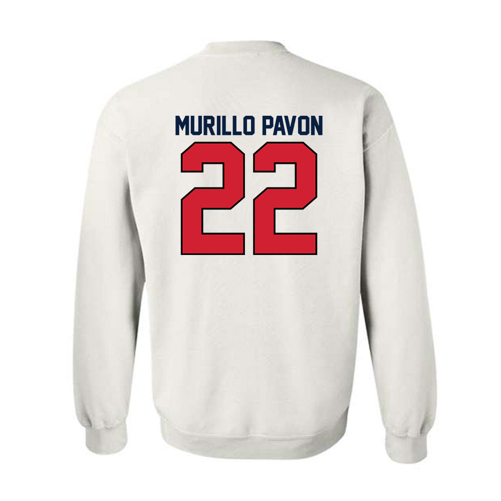 Gonzaga - NCAA Men's Soccer : Carlos Murillo Pavon - Replica Shersey Crewneck Sweatshirt-1