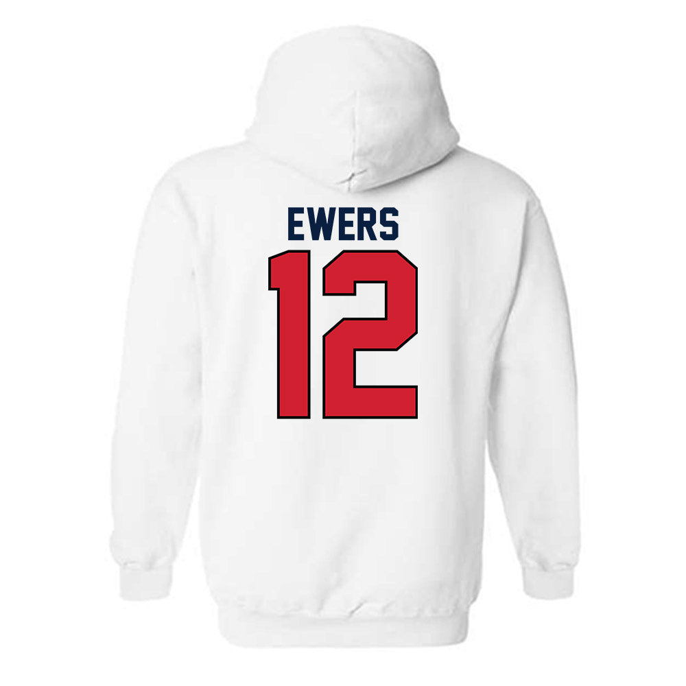 Gonzaga - NCAA Women's Soccer : Erin Ewers - Replica Shersey Hooded Sweatshirt-1