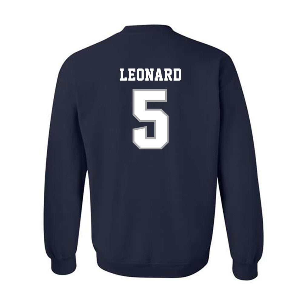 UNF - NCAA Baseball : Cal Leonard - Classic Fashion Shersey Crewneck Sweatshirt-1