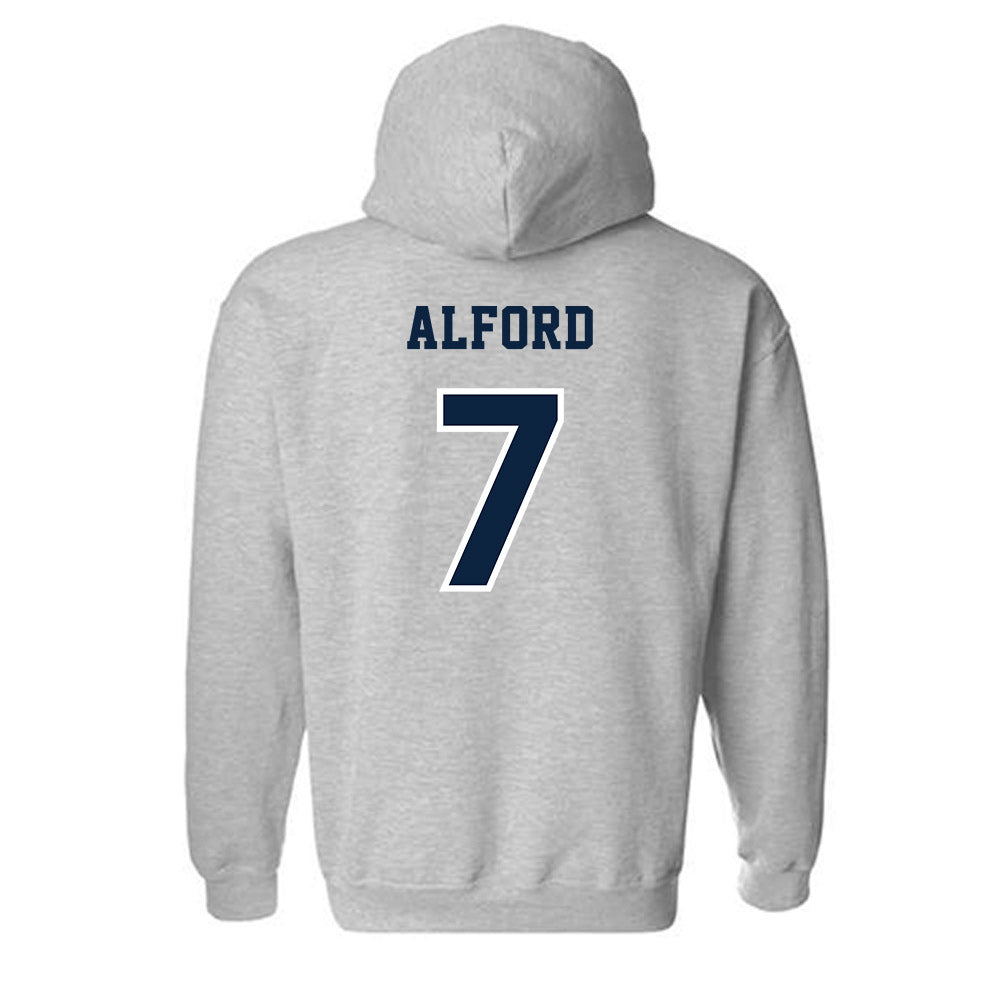UNF - NCAA Baseball : Seth Alford - Classic Fashion Shersey Hooded Sweatshirt-1
