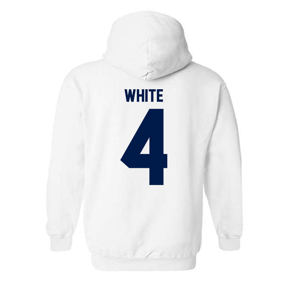 UNF - NCAA Baseball : Carter White - Classic Fashion Shersey Hooded Sweatshirt-1