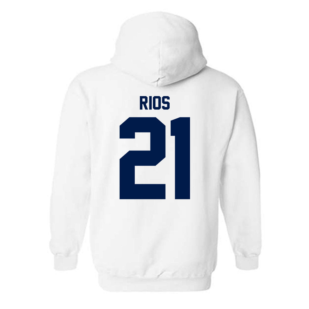 UNF - NCAA Men's Soccer : Rafa Rios - Classic Fashion Shersey Hooded Sweatshirt-1