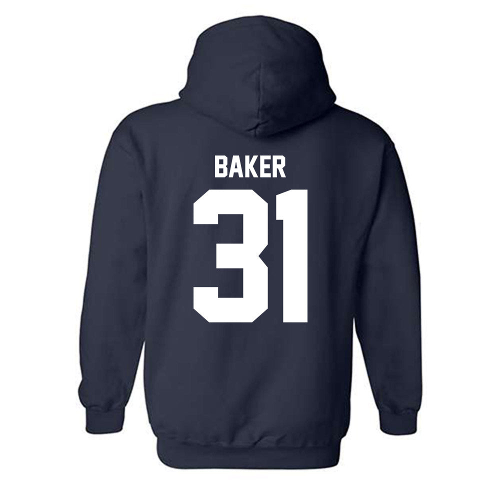 UNF - NCAA Baseball : Brennan Baker - Classic Fashion Shersey Hooded Sweatshirt-1