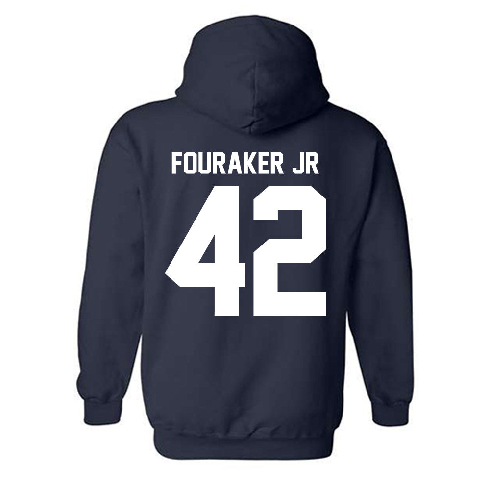 UNF - NCAA Baseball : Eric Fouraker Jr - Classic Fashion Shersey Hooded Sweatshirt-1